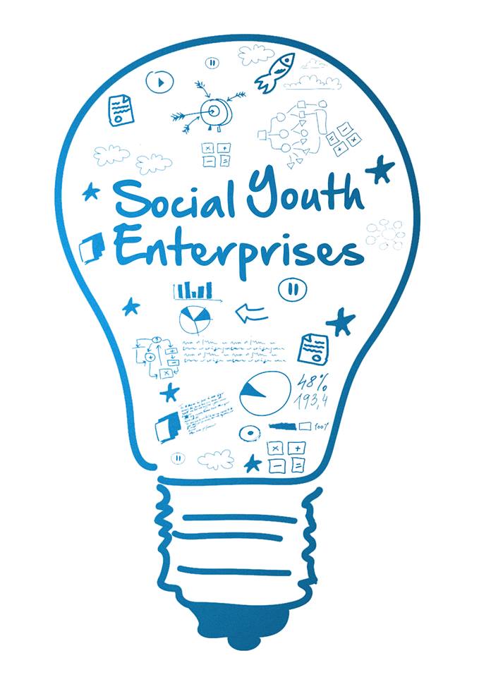 Logo Social Enterprises Calling Young People for Solving Problems of Communities
