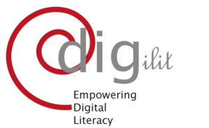 Logo DigiLit – Empowering Digital Literacy in a Transforming World